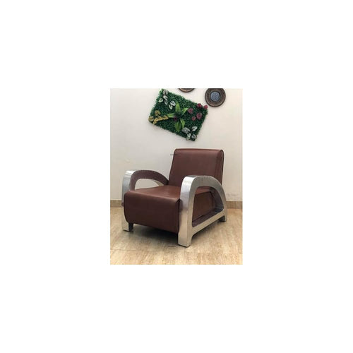 ARTIZANSTORE Aviator Aluminium Tomcat Chair Home and Office Vintage Decor