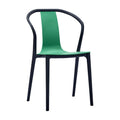Modern Minimalist American Backrest Armrest Chair Nordic Domestic Creative Backrest Armrest Chair Green